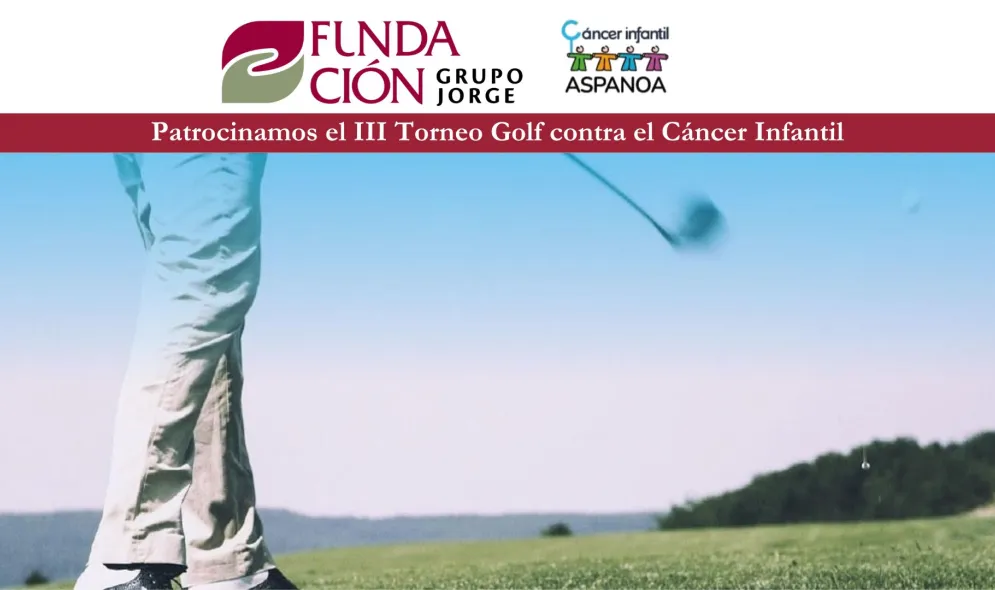 Patrocinamos el III Torneo de Golf contra el cáncer infantil