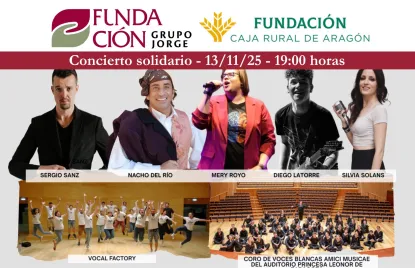 I edición concierto solidario junto a Fundación Caja Rural de Aragón I edición concierto solidario junto a Fundación Caja Rural de Aragón