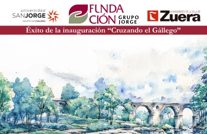 Éxito de la inauguración "Cruzando el Gállego"
