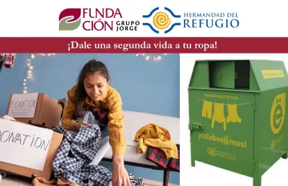 Donar ropa será más fácil que nunca en nuestras sedes