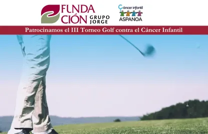 Patrocinamos el III Torneo de Golf contra el cáncer infantil